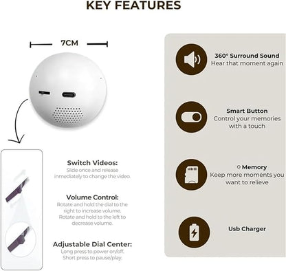 Esfera de los recuerdos antiestrés
